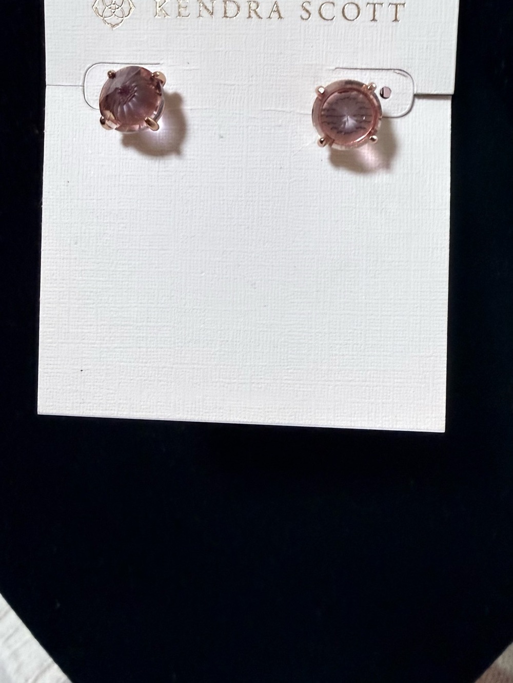 Kendra Scott Rose Gold Pink Stud Jolie Earrings